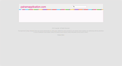 Desktop Screenshot of palramapplication.com