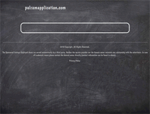 Tablet Screenshot of palramapplication.com